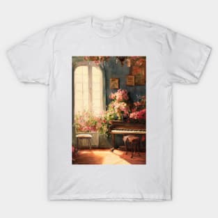 Watercolor piano T-Shirt